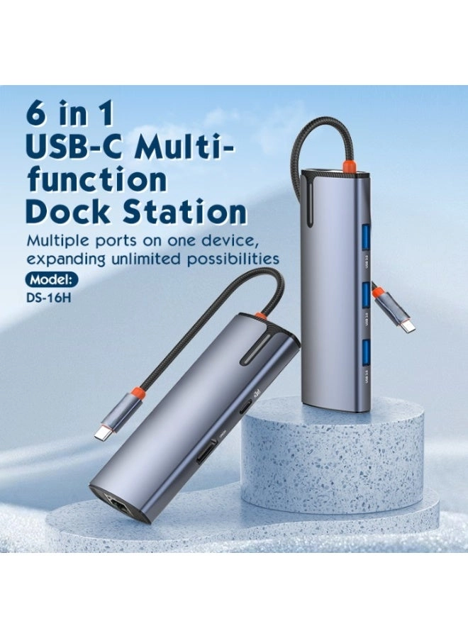 USB-C Docking Station - 100W PD 4K HDMI Gigabit Ethernet