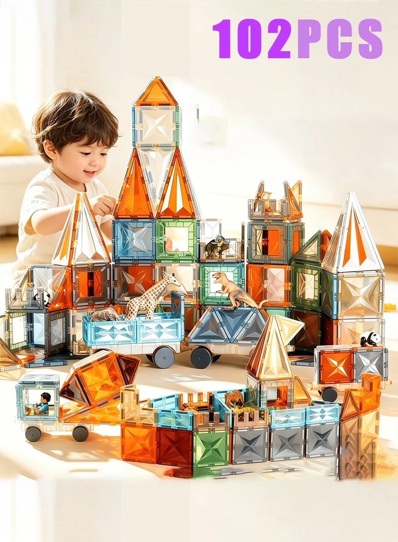 DUNELIFE magnetic building blocks - 102 pcs