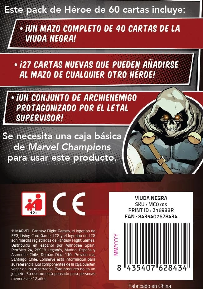 Marvel Champions: Black Widow Hero Pack