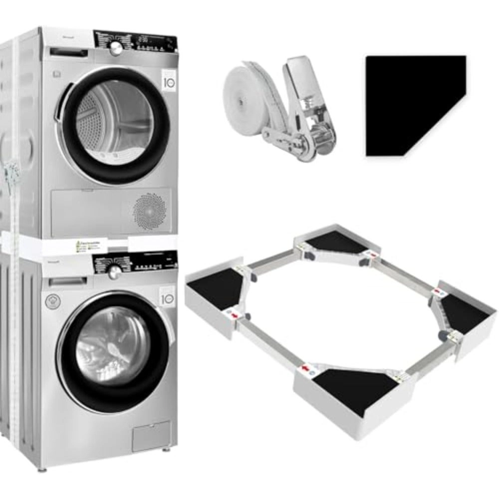 Generic Universal Washer Dryer Stacking Kit - Adjustable 24"-29" 61-76cm Ratchet Strap