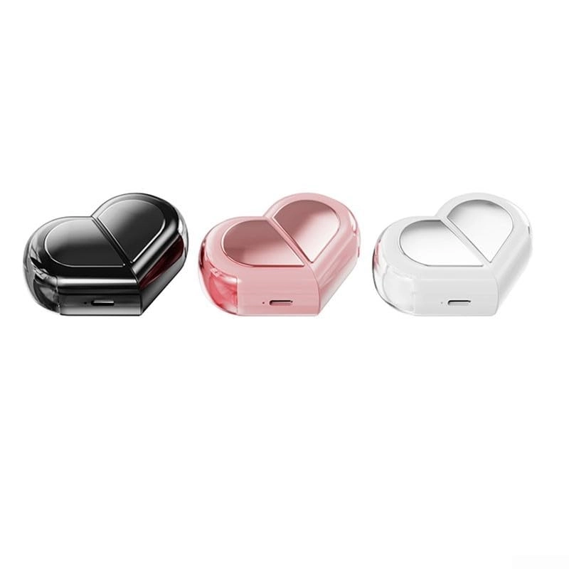 DAZZLEEX Heart Shaped Headphones Wireless Headphone