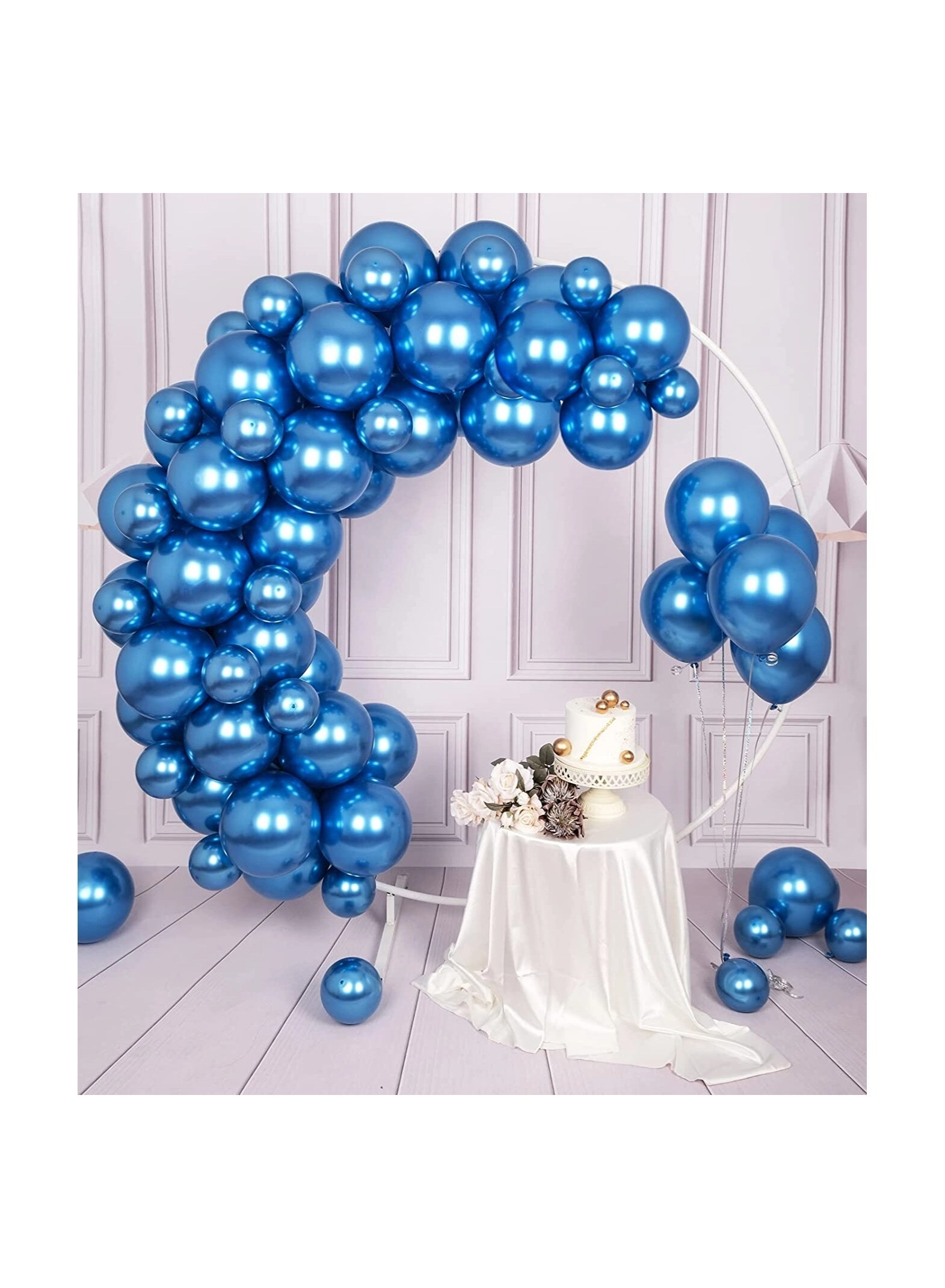 Metallic Chrome Balloons - 50 Pcs Party