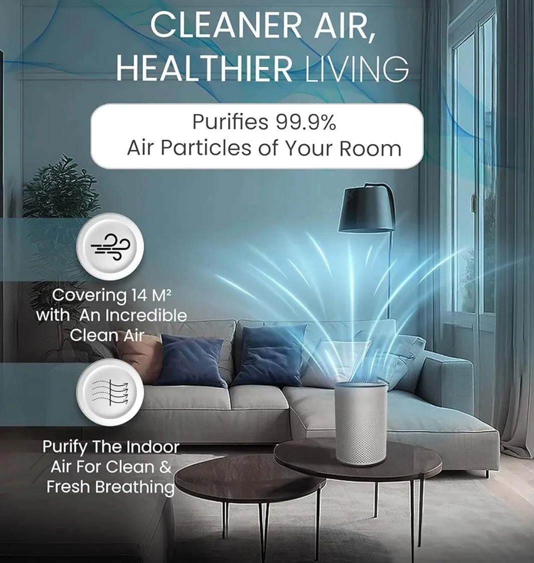 Air Purifier for Home - 14m² HEPA