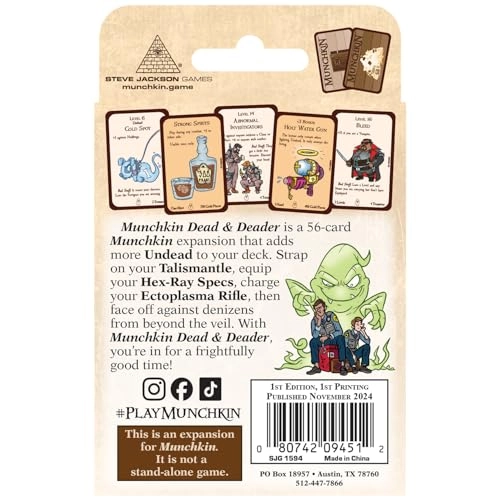 Munchkin: Dead & Deader - Card Game