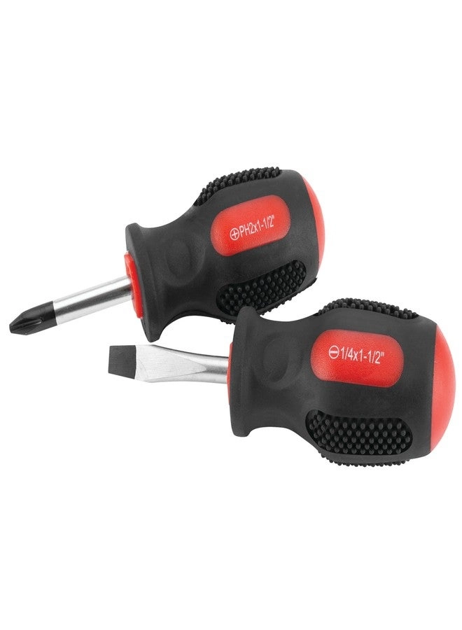1100 Stubby Slotted and Phillips Screwdriver Set (2 Pcs)
