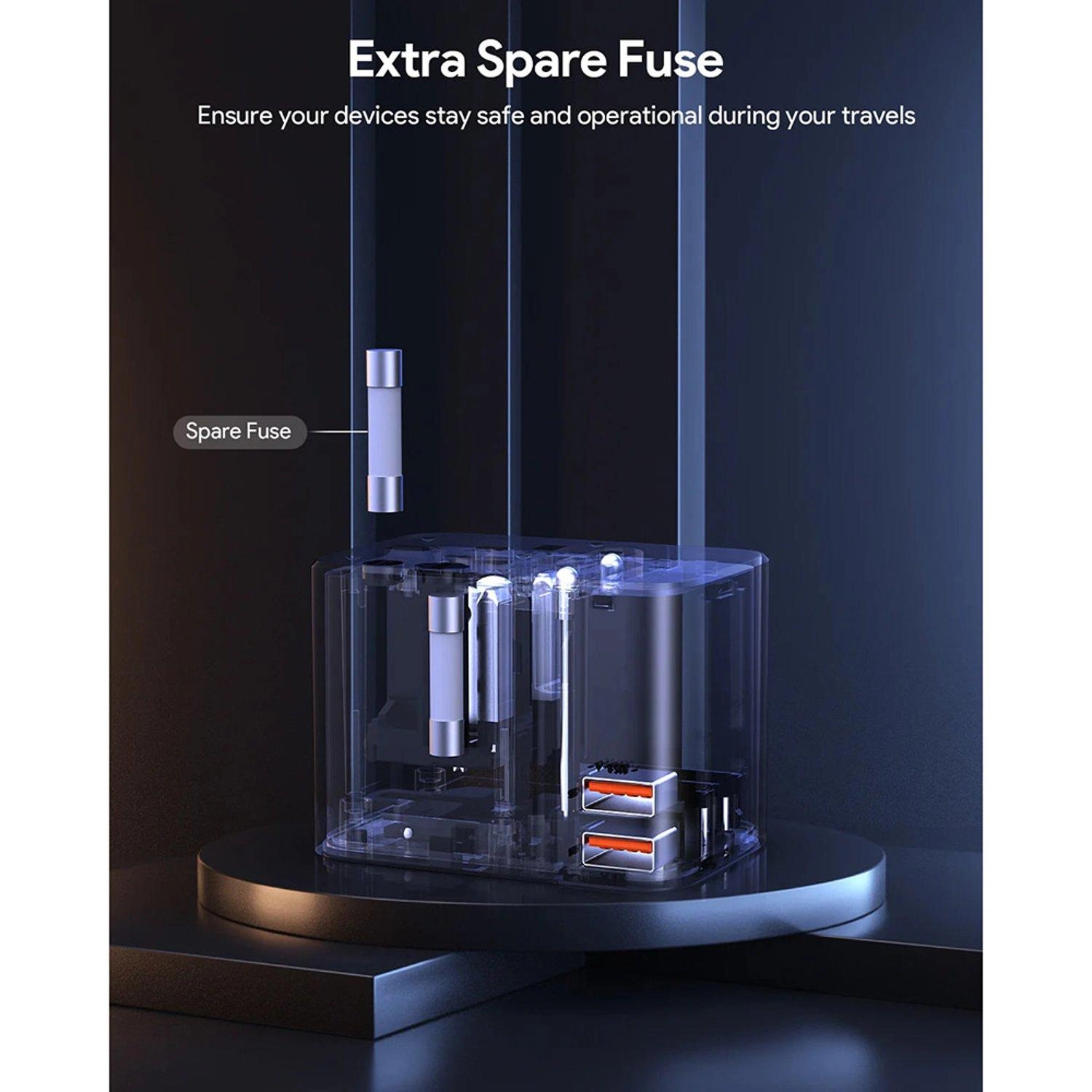 Universal Travel Adapter - US AU EU UK 35W