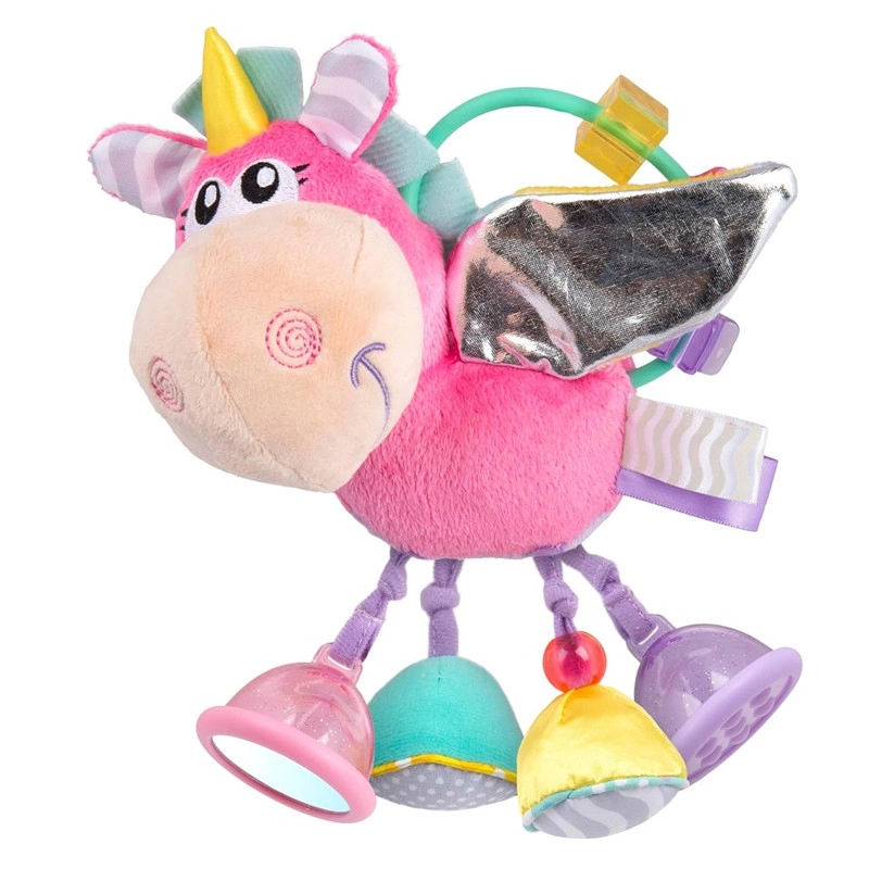 Unicorn Activity Rattle & Teether - 3 months