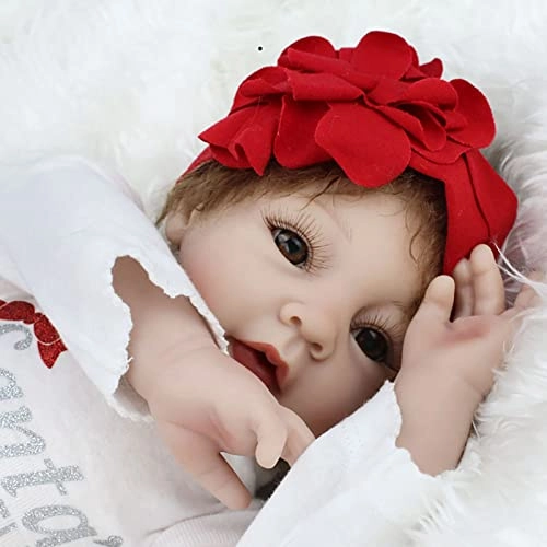 Reborn Baby Doll - 55cm 22" Vinyl Cotton Body