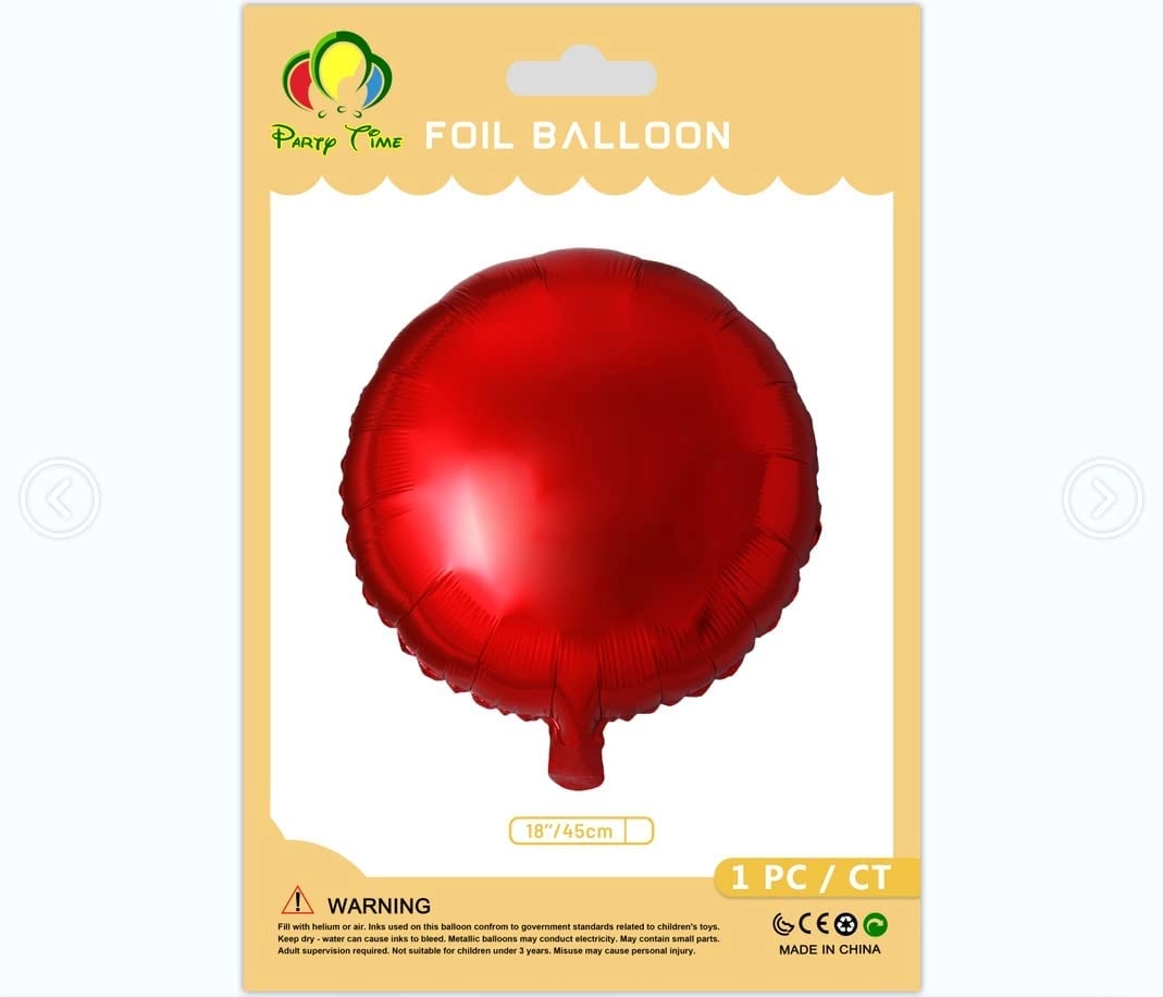 Shiny Round Foil Balloon - 1pc/pack Mother's Day