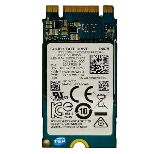 (Refurbished) SIM - ART - 18152 - 128GB M.2 2242