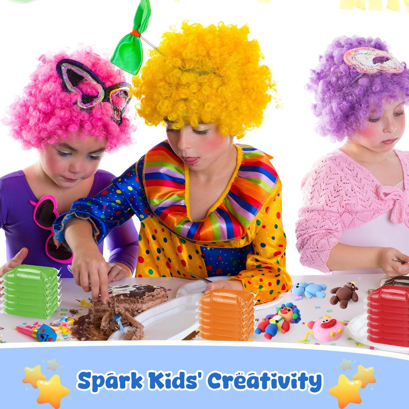 Air Dry Clay - 72 Pcs