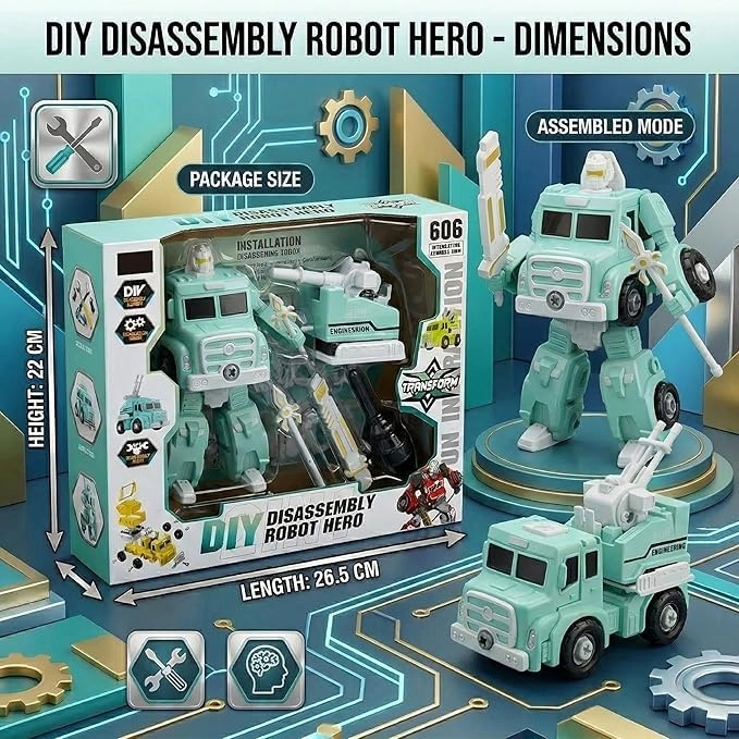 Diy Disassembly Robot Hero 606 - Robots