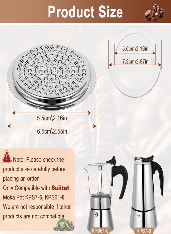 Moka Pot Replacement Parts - 6 Cup