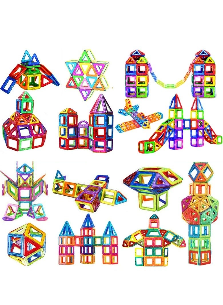 Magnetic Building Blocks - 46 pcs + Wheel