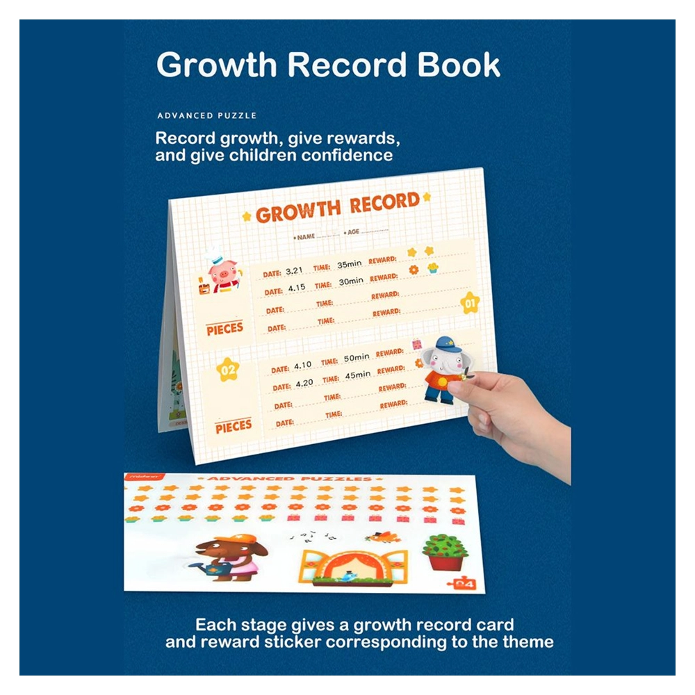 3-in-1 Fable Town Puzzle (TOP-MD3105)