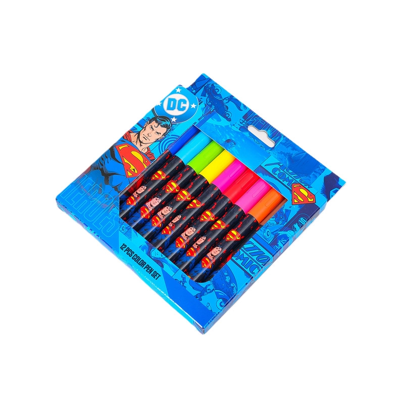 Superpower Marker Pen - 12 Pens Multicolor