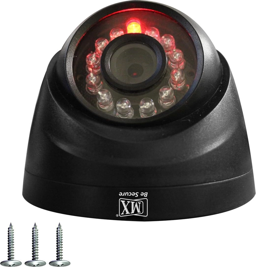 Dummy Security Camera - Wireless Dome Flashing Light