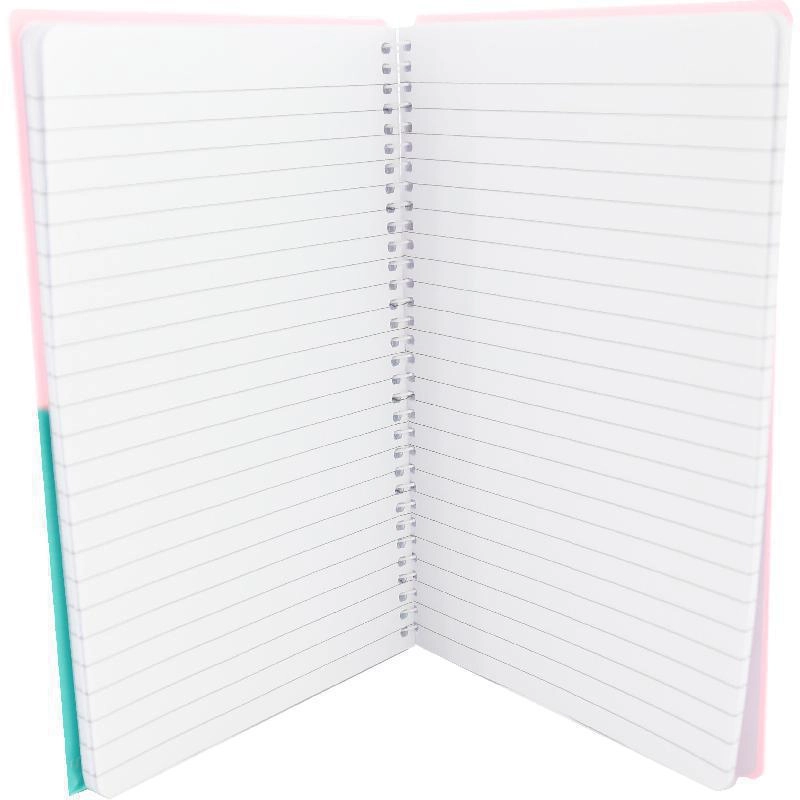 Notebook 19 X 26 cm Spiral - Grid 100 Sheets