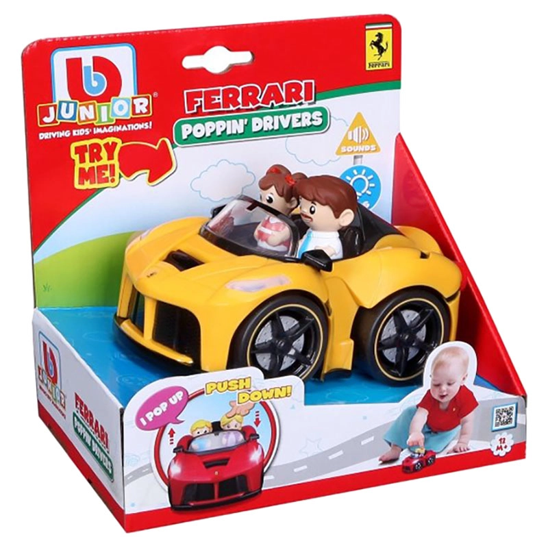 Ferrari Poppin Driver Car - 1pc