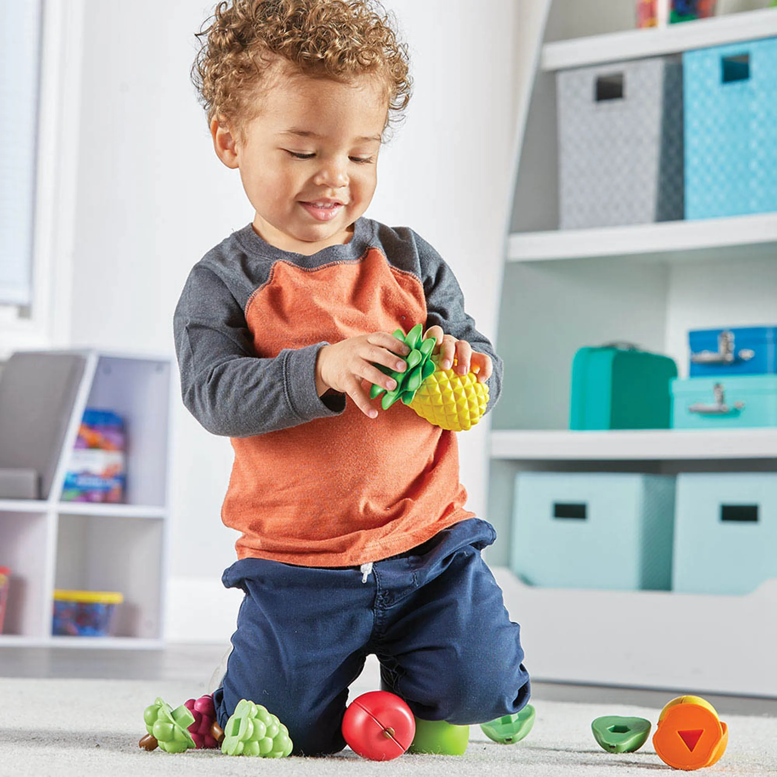 Snap N Learn Fruit Shapers - Suitable for 2 years and above 16 pieces
