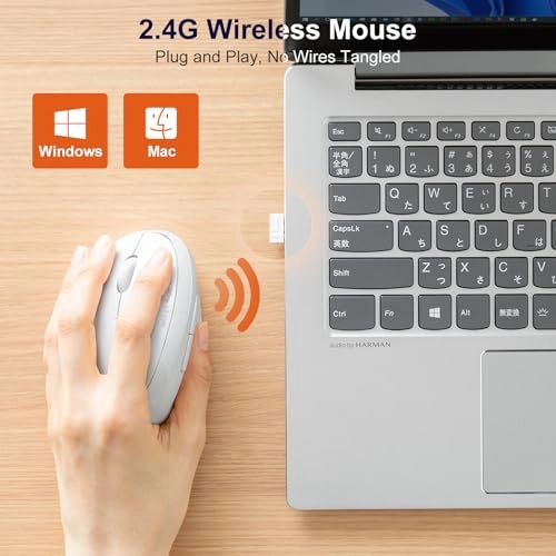 Left Hand Vertical Mouse - Wireless