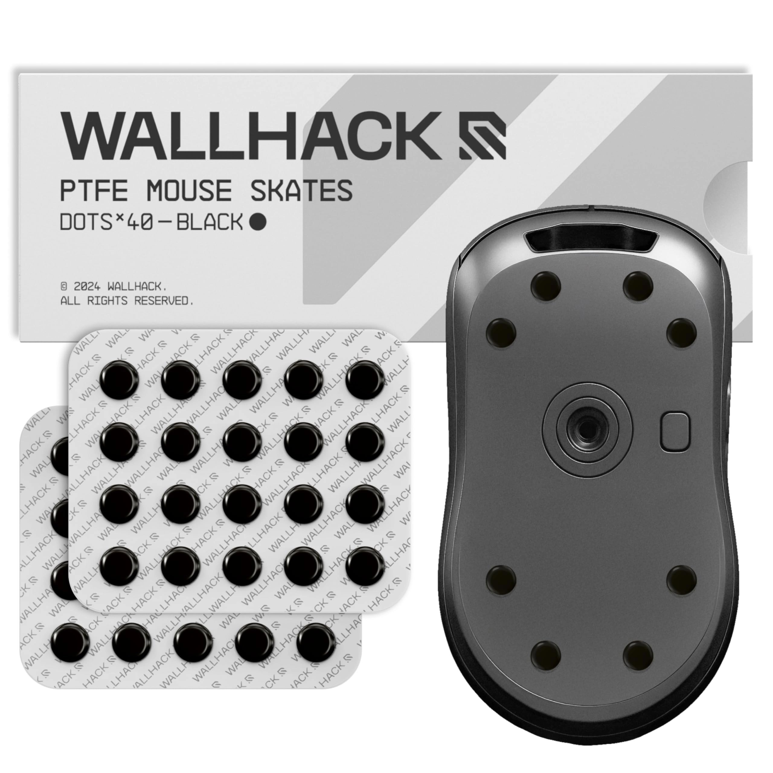 Wallhack PTFE Mouse Dot Skates - USB