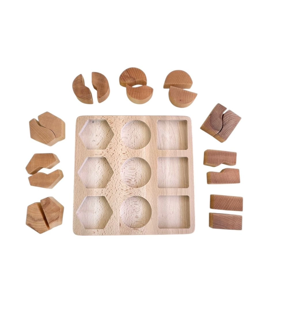 Shape Matching Board - Suitable for 3 years and above 19 pieces