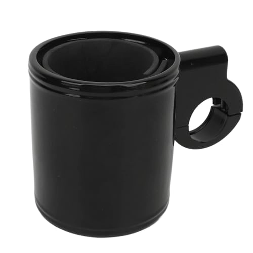 Motorcycle Handlebar Cup Holder - Aluminium Alloy Insulated Fits 7/8in to 1 1/4in