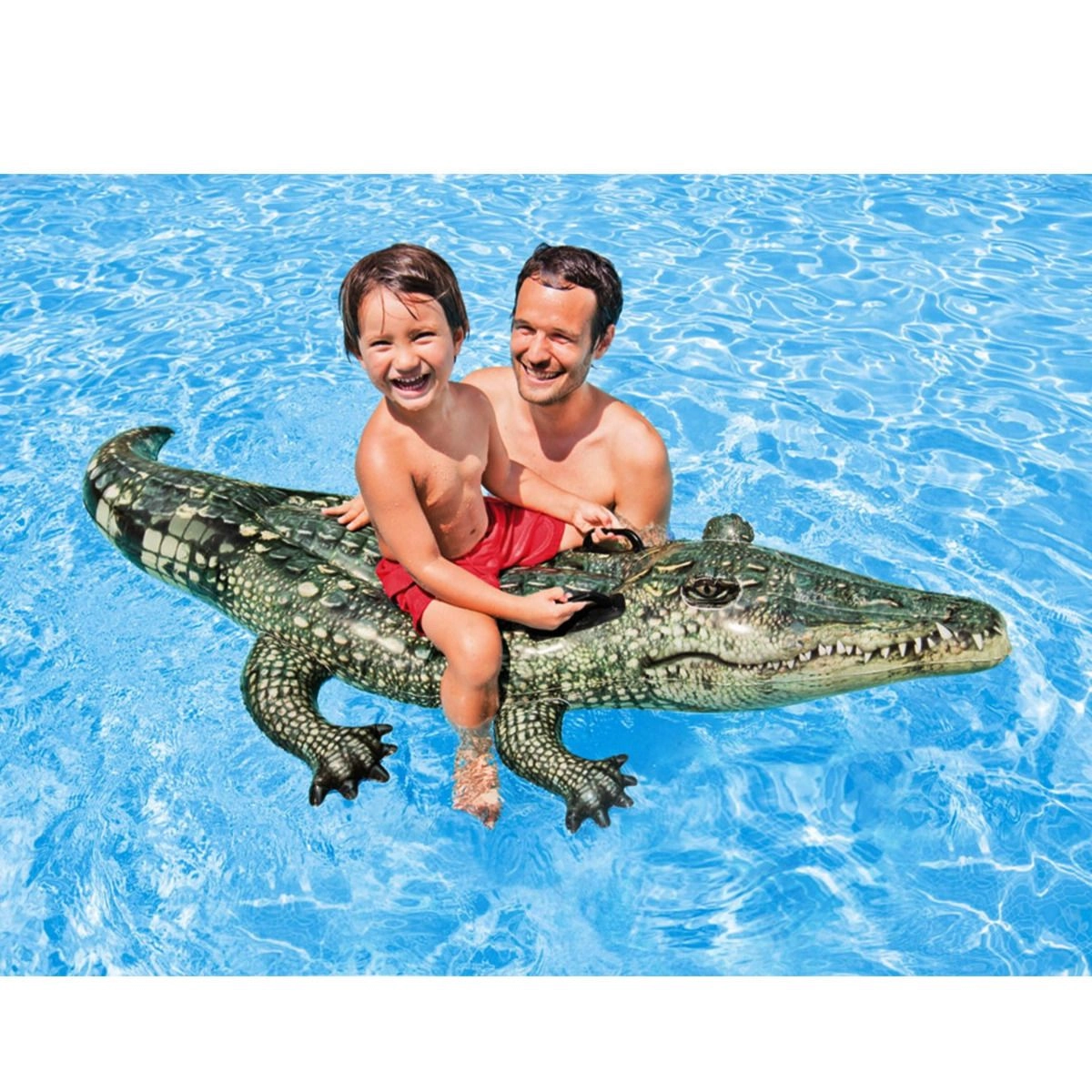 Realistic Gator Ride-On - Pool toy