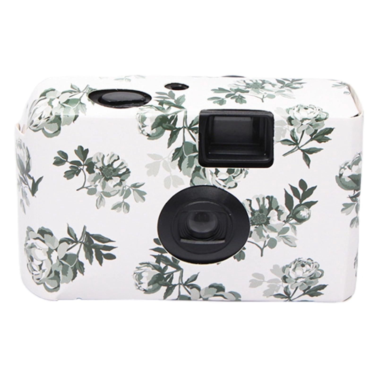 XEGZLH Retro Film Camera - 17pcs manual film Peony flower pattern