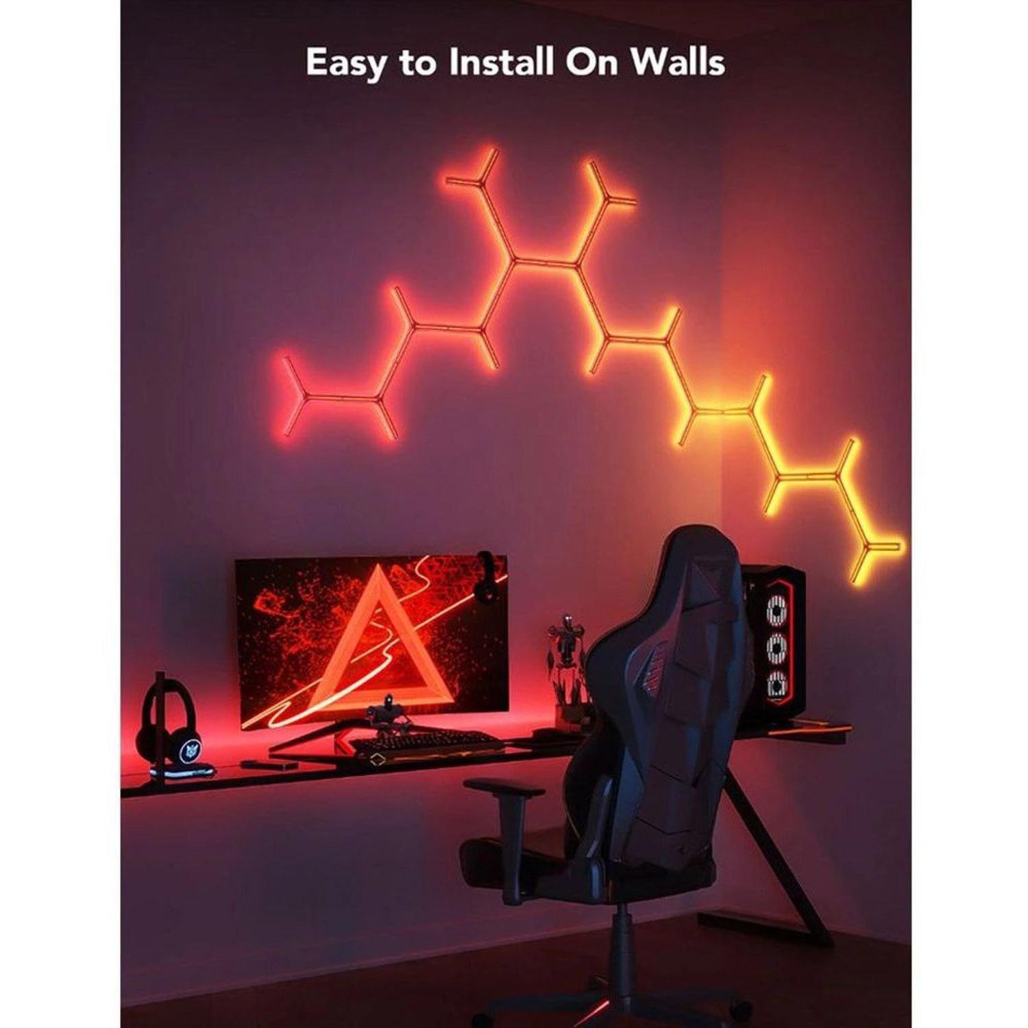 60905 Y Shape Light Panel - Mood Lighting Multicolour