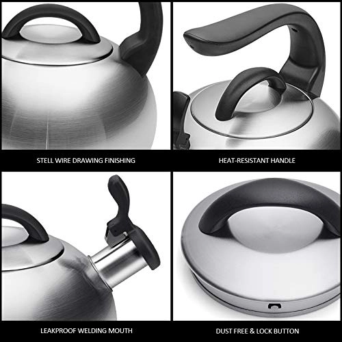 Stove Top Kettle - Whistling Stainless Steel