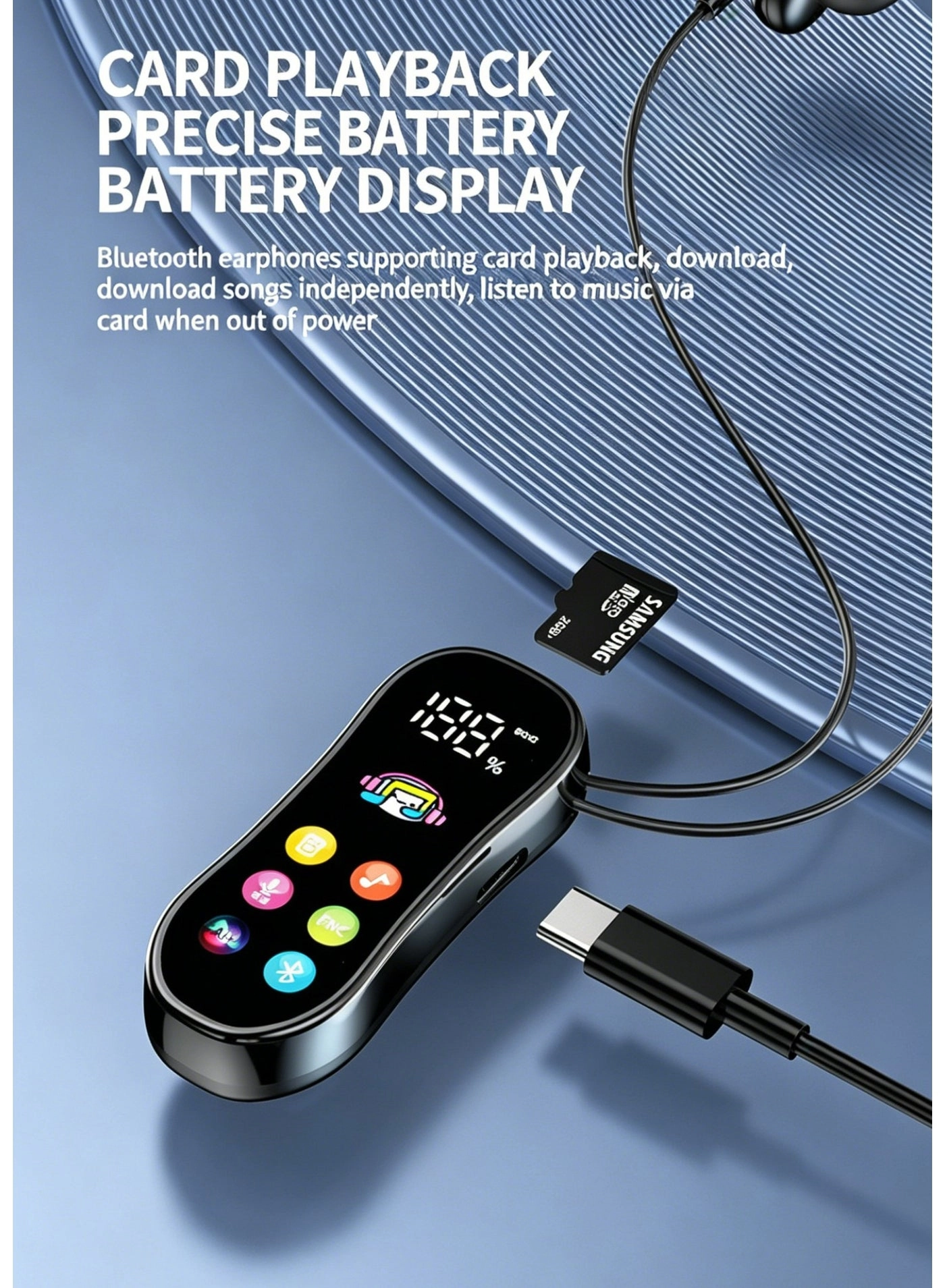 Bluetooth 5.4 Clip-on Wireless Headphone
