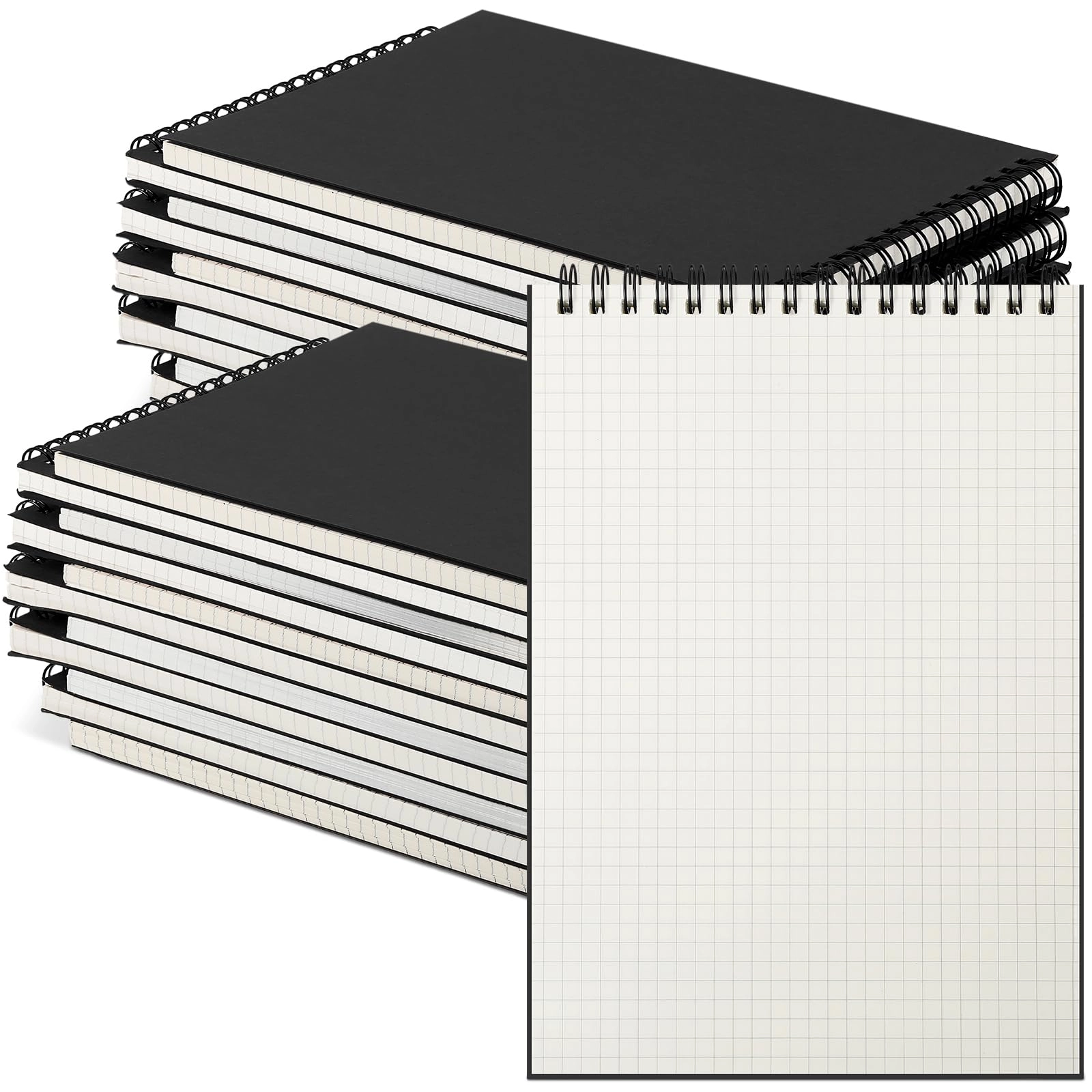 Graph Paper Spiral Notepad A5 Spiral - Grid 140 Pages