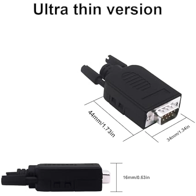 DB9 Serial to Terminal Male Connector