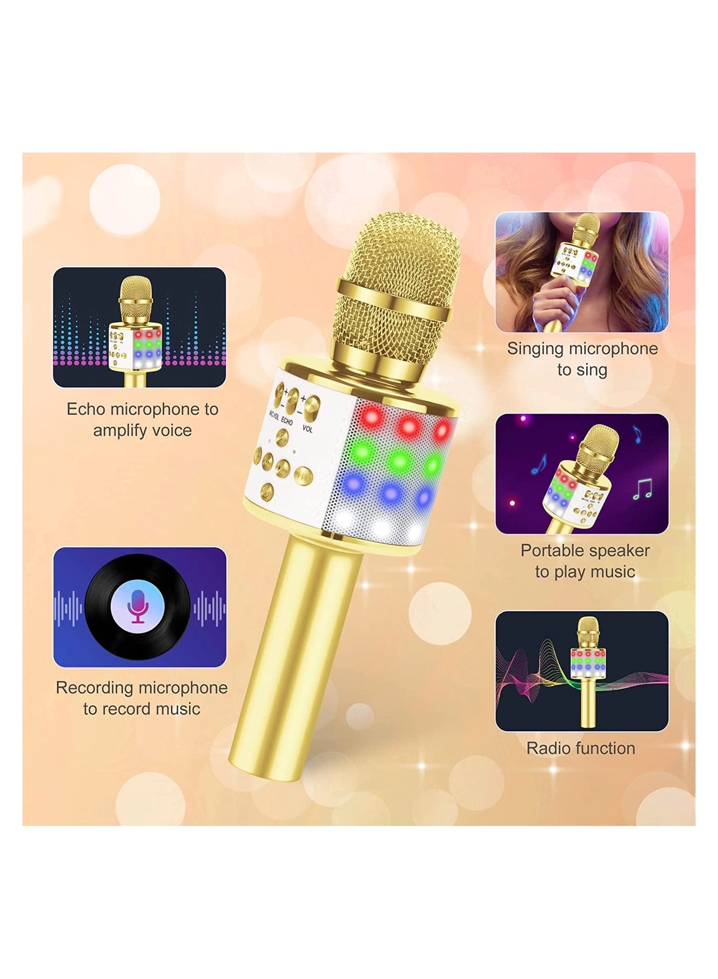 Handheld Wireless Bluetooth Microphone