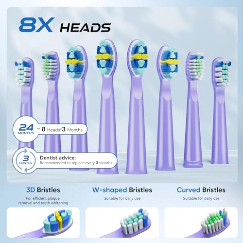 Y5 - 40000 VPM 8 Brush Heads