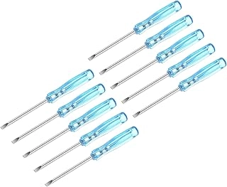 uxcell Mini Slotted Slotted Screwdriver 2.0mm (10 Pcs)