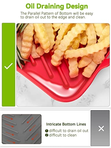 Air Fryer Silicone Liner - Silicone 2 Pack
