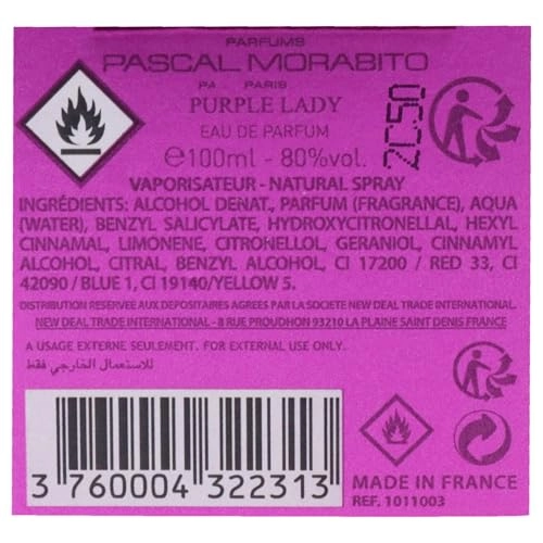 PURPLE LADY Eau de Parfum 100 ml