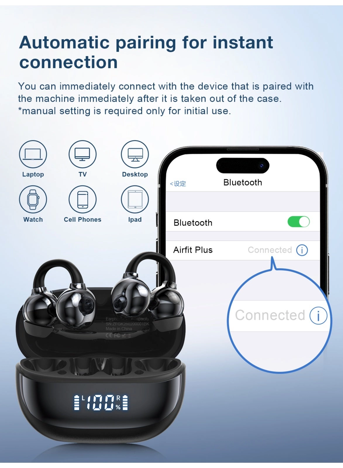 Airfit Plus Wireless Earbud