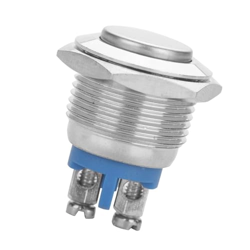 Metal Push Button Switch - IP65 2A 250V 5 pcs