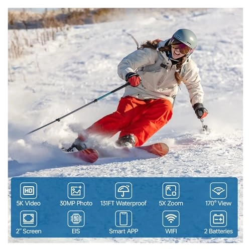 Action Camera - 5K 30FPS 120FPS