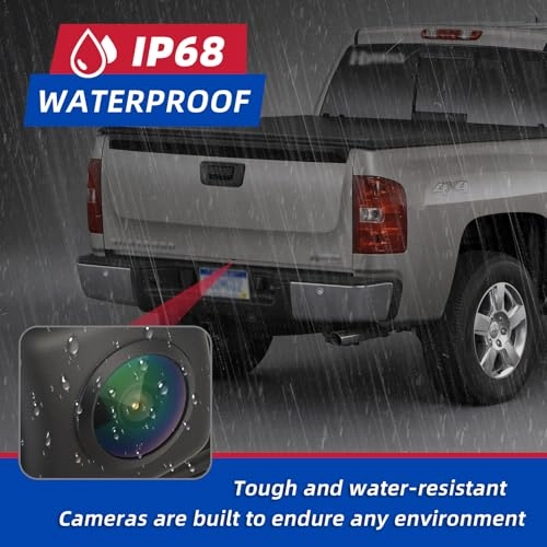 Backup Camera - Compatible with 2016 2017 2018 2019 Chevy Silverado GMC Sierra 1500 2500 3500 Replace# 84062896