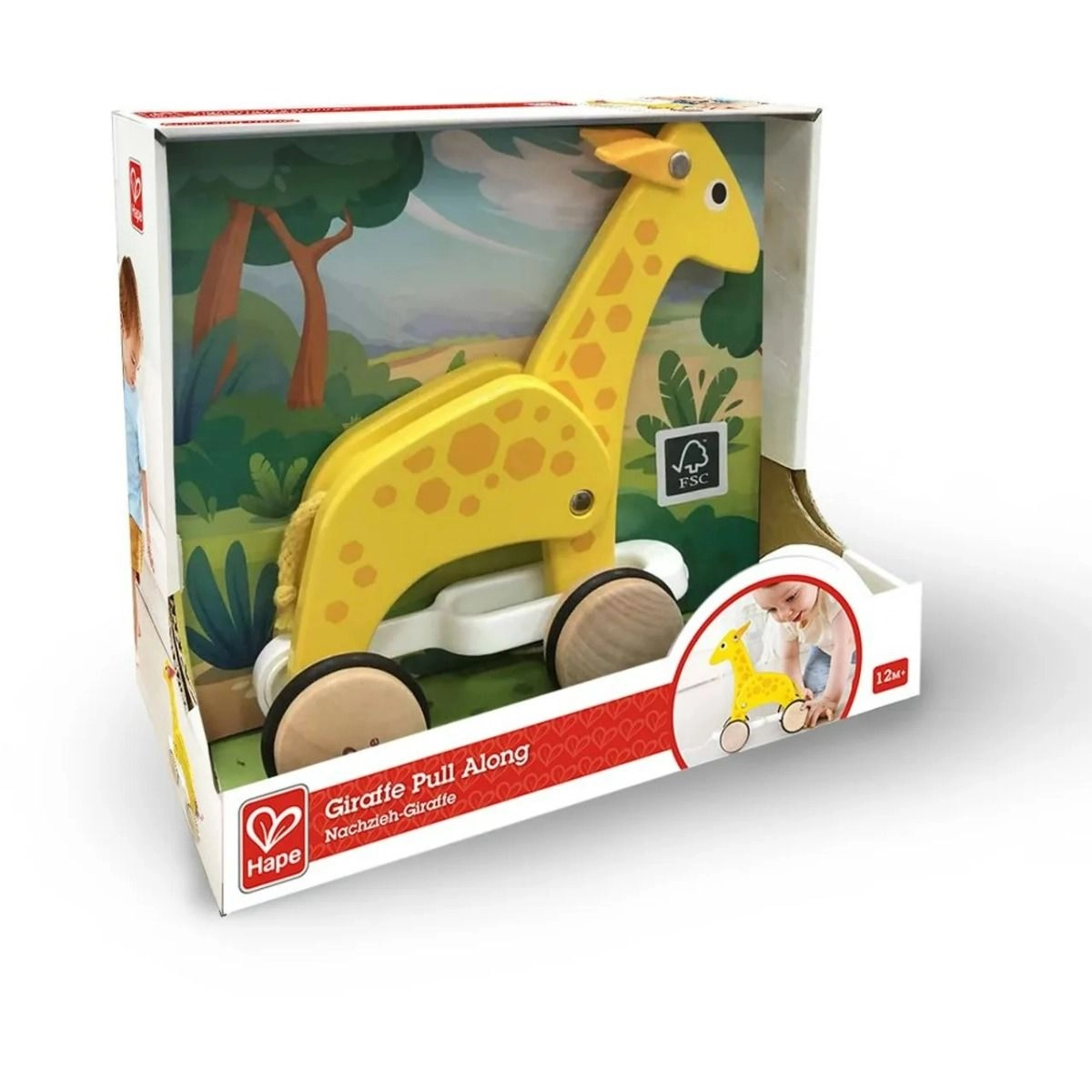 Giraffe Pull Along Toy