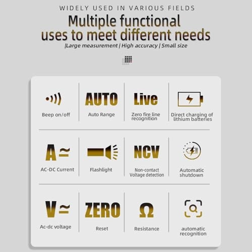 4000 Counts Digital Clamp Meter - 1-100A