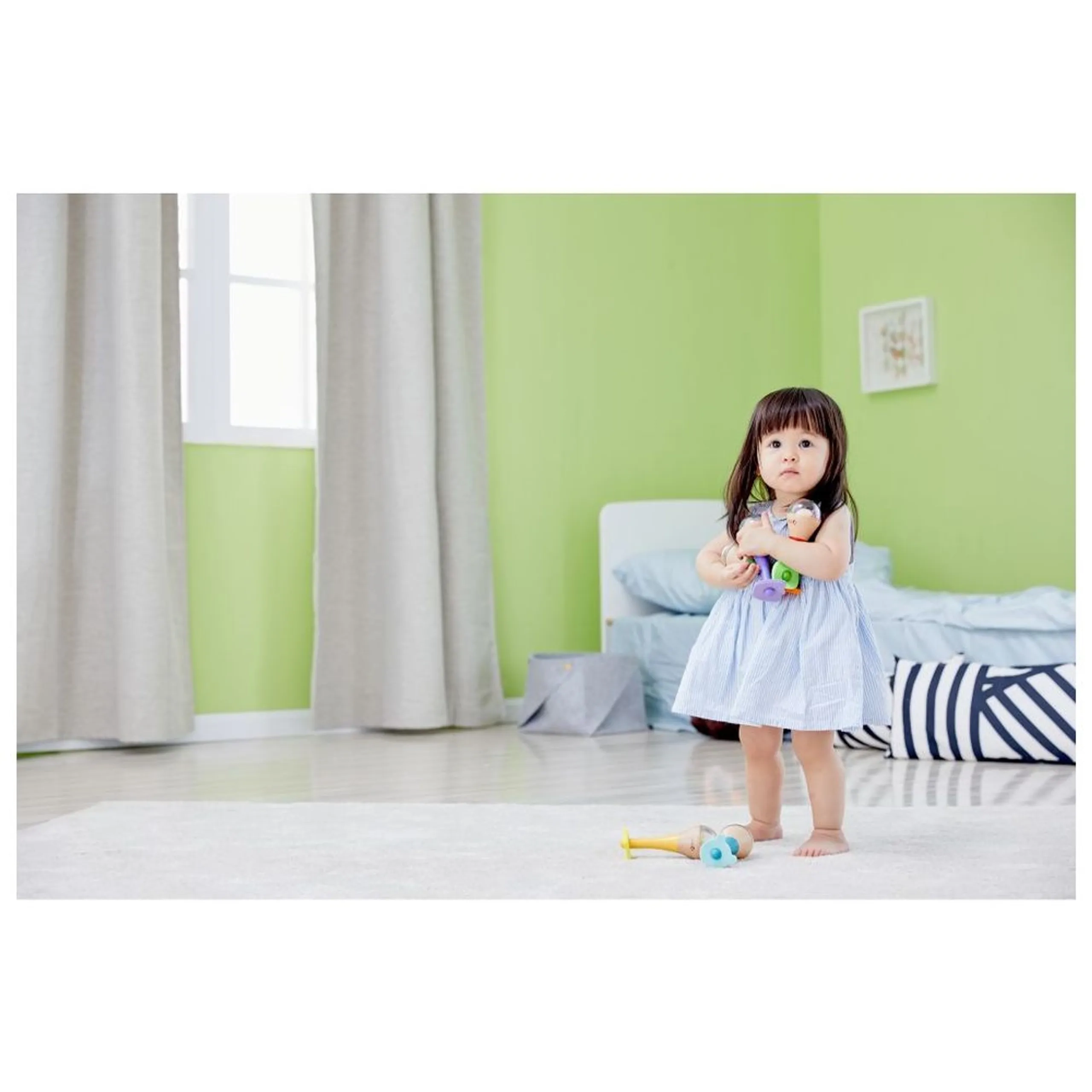 Rainbow Maracas - Suitable for 10 months & above