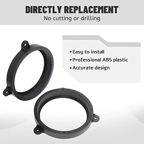 Rear Door Speaker Adapter - 6.5 Inch Fit for Subaru