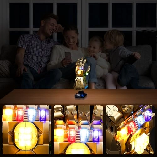 LED Lighting Set for LEGO Marvel Super Heroes Infinity Glove 76191