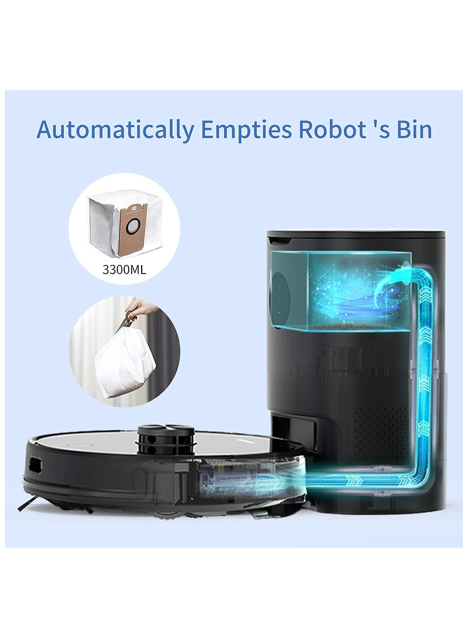 T10+ Robot Vacuum - With Mop, Self-Emptying